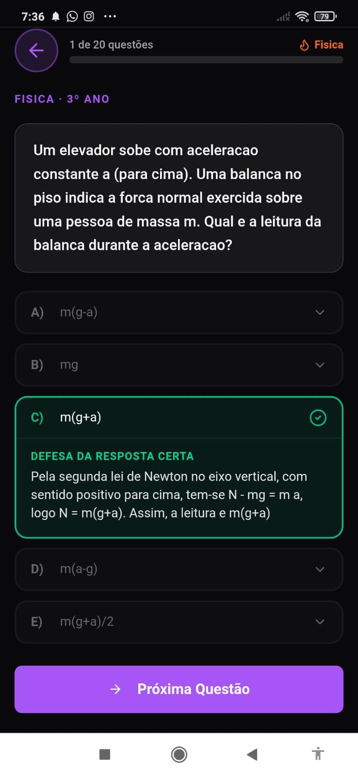Questões Pulsar Prep 1D